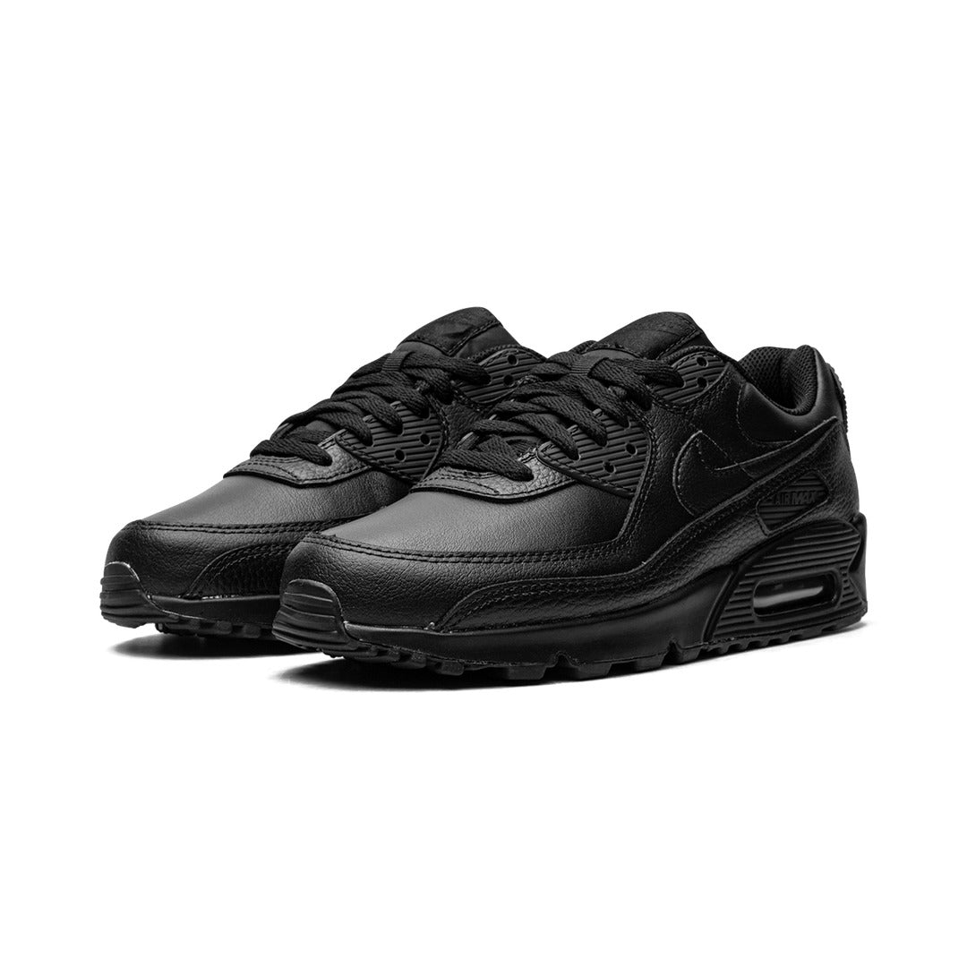 NIKE AIR MAX 90 LEATHER TRIPLE BLACK