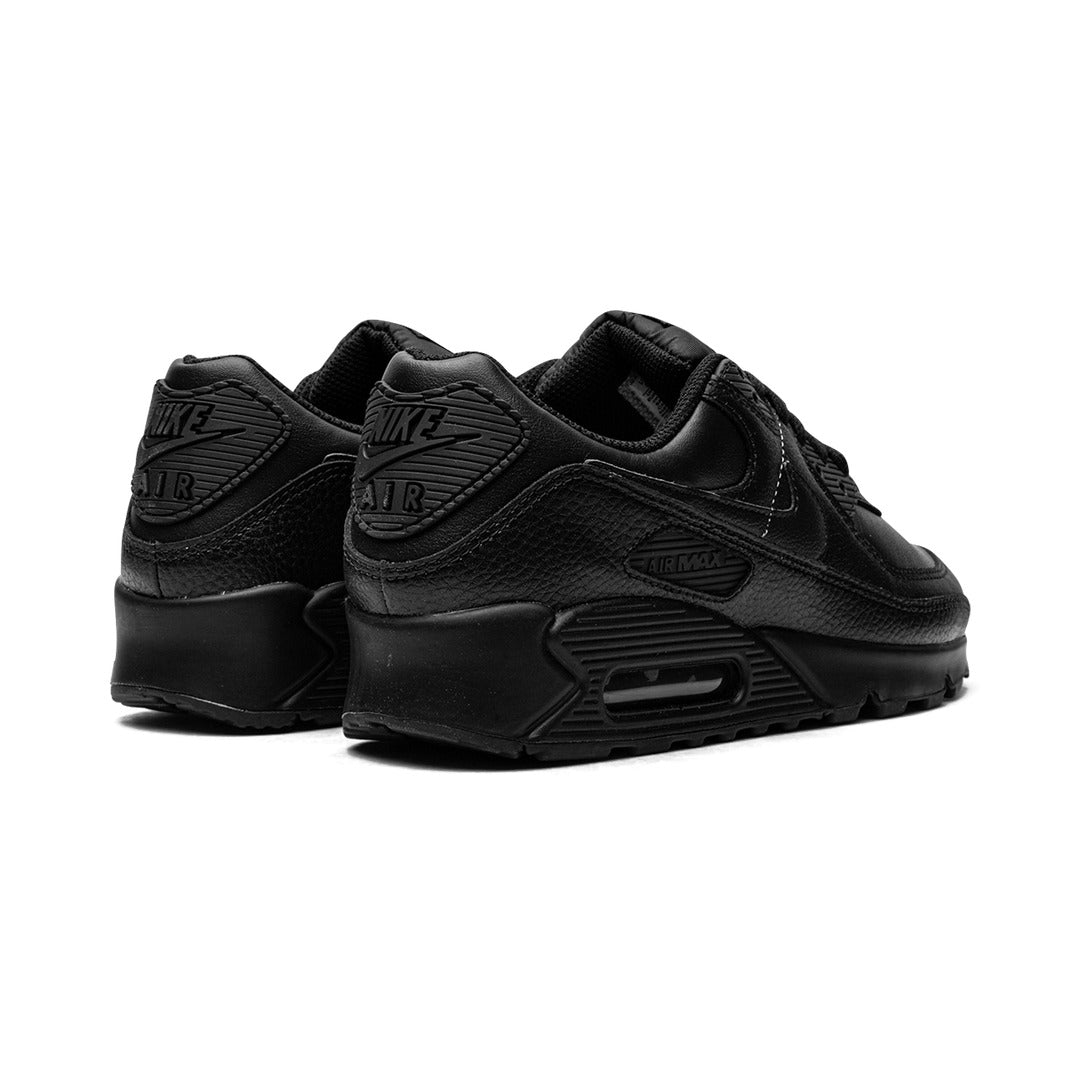 NIKE AIR MAX 90 LEATHER TRIPLE BLACK
