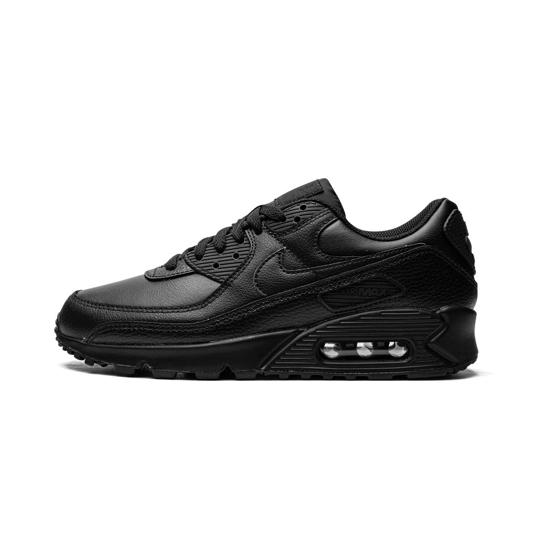 NIKE AIR MAX 90 LEATHER TRIPLE BLACK