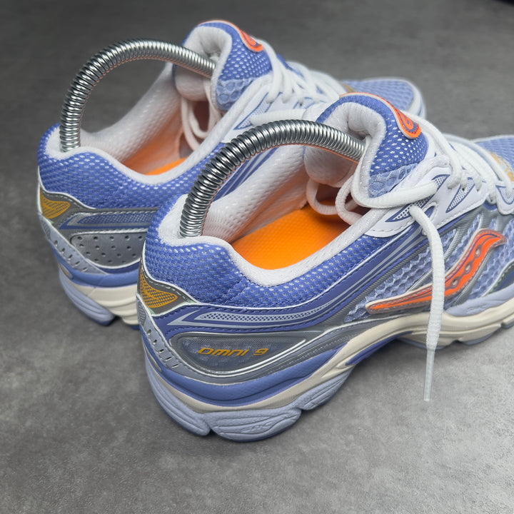 SAUCONY OMNI 9 SPEED SHADES ORANGE BLUE