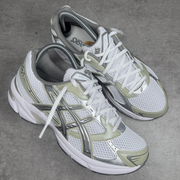 ASICS GEL-1130 WHITE DRIED LEAF GREEN WOMENS
