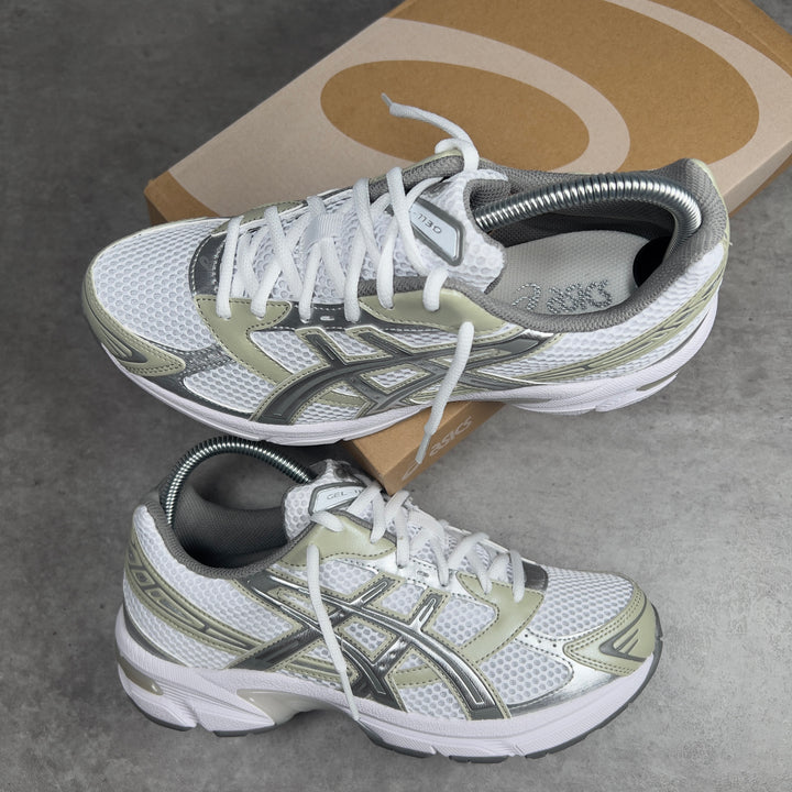 ASICS GEL-1130 WHITE DRIED LEAF GREEN WOMENS