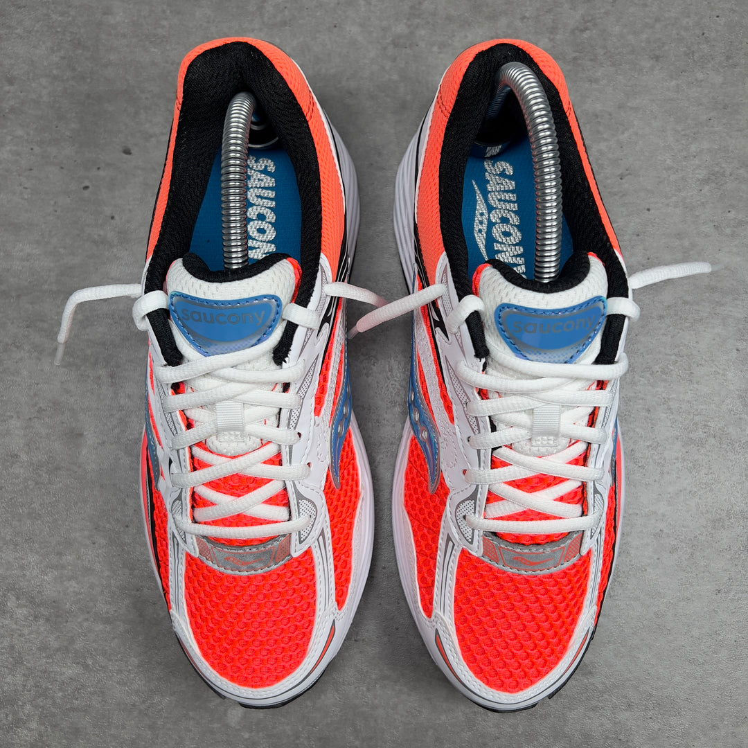 SAUCONY PROGRID OMNI 9 SPEED SHADES SILVER ORANGE