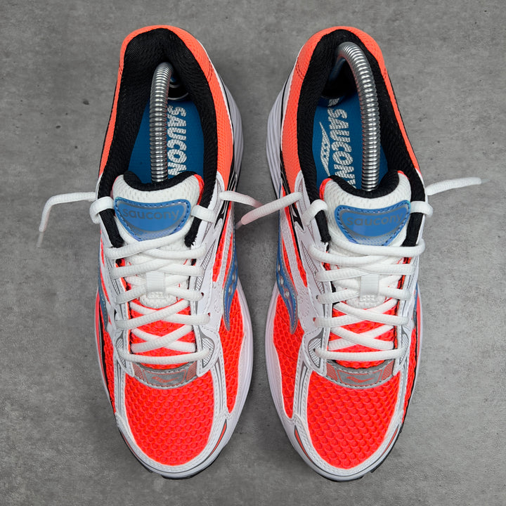 SAUCONY PROGRID OMNI 9 SPEED SHADES SILVER ORANGE