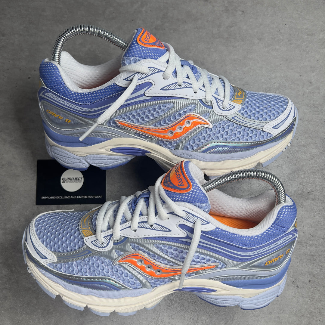 SAUCONY OMNI 9 SPEED SHADES ORANGE BLUE