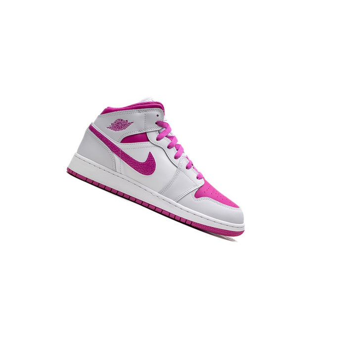 JORDAN 1 MID FIRE PINK (GS)