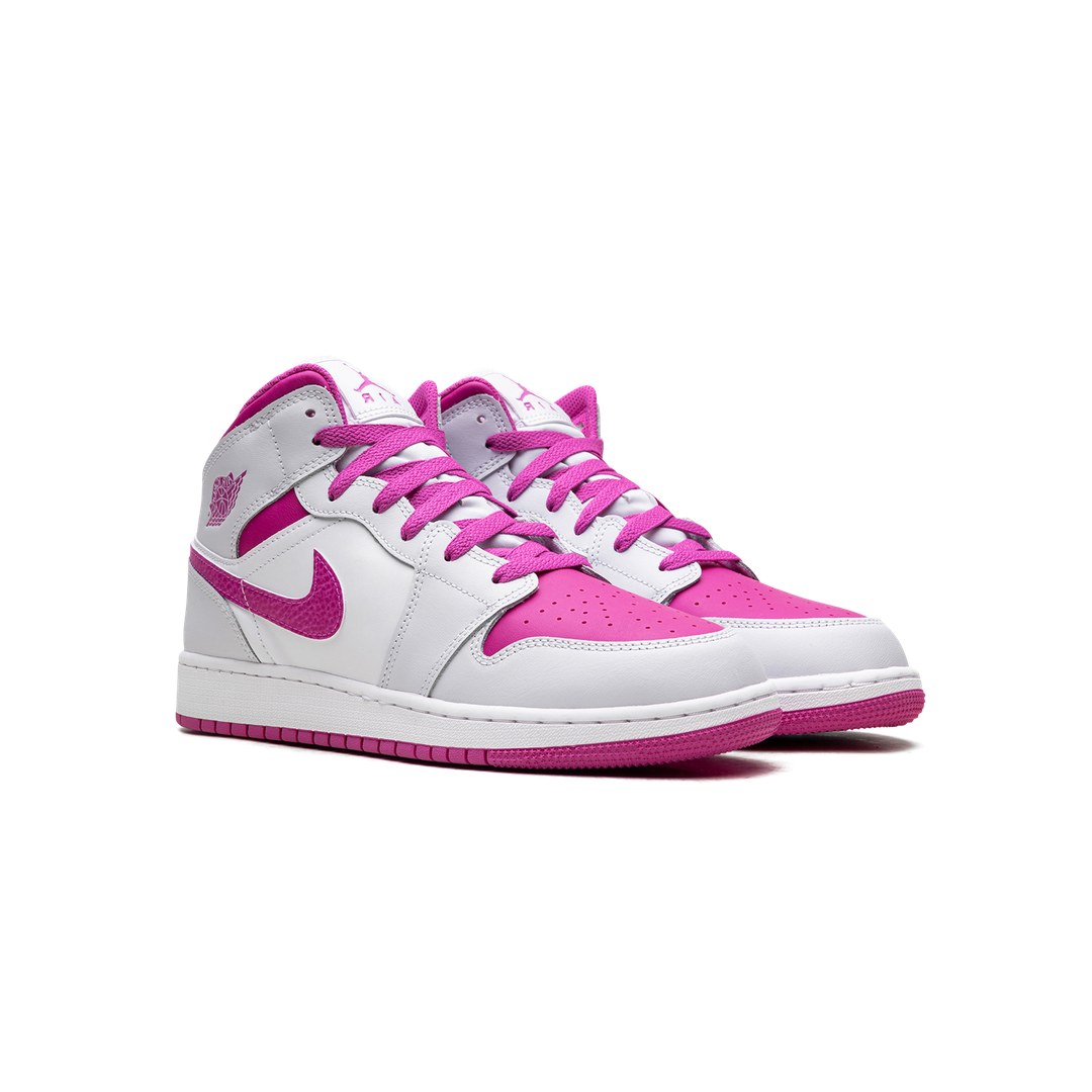 JORDAN 1 MID FIRE PINK (GS)
