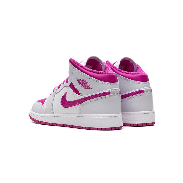 JORDAN 1 MID FIRE PINK (GS)