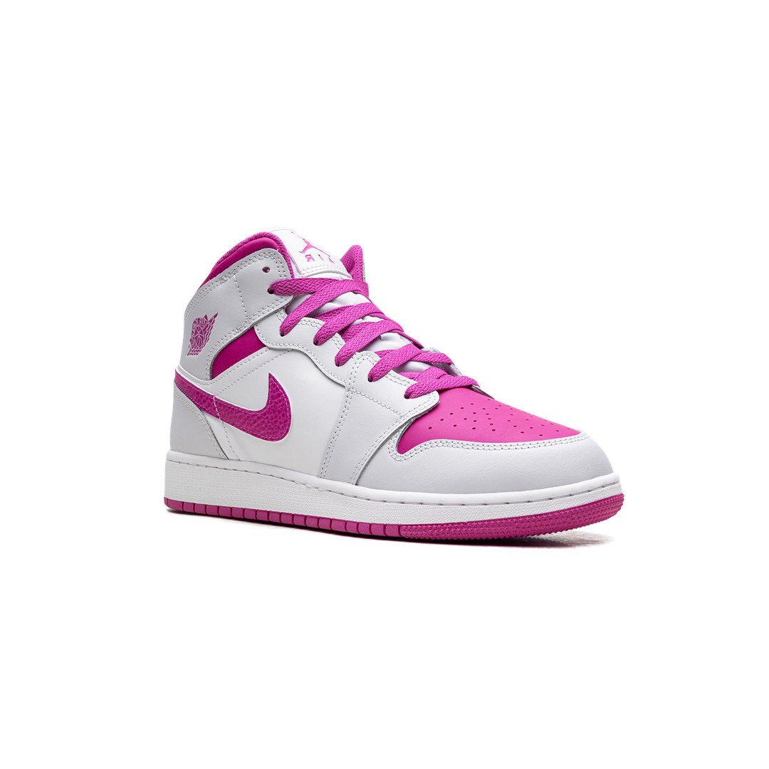 JORDAN 1 MID FIRE PINK (GS)