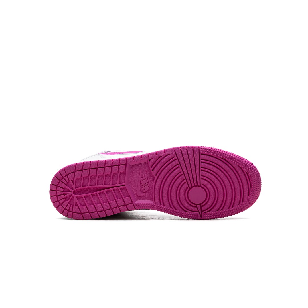 JORDAN 1 MID FIRE PINK (GS)
