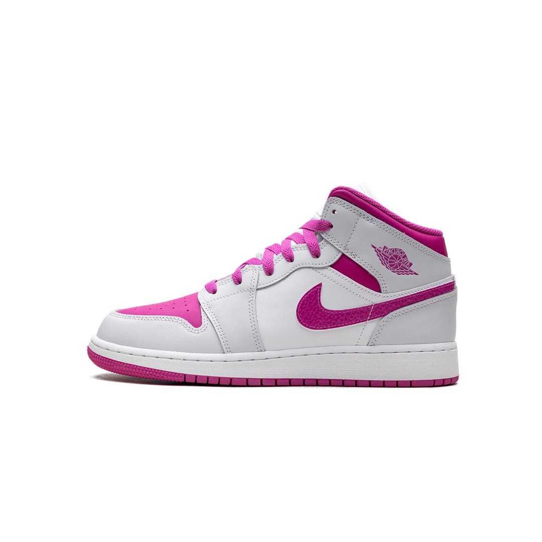 JORDAN 1 MID FIRE PINK (GS)