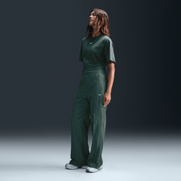 NIKE SPORTSWEAR EVERYTHING WOVENS WOMEN'S MID-RISE OPEN-HEM PANTS VINTAGE GREEN/SAIL
