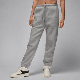 JORDAN BROOKLYN FLEECE WOMEN'S PANTS DARK GREY HEATHER/WHITE