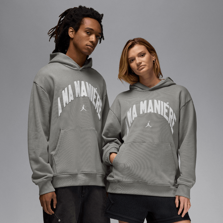 JORDAN X A MA MANIERE HOODIE FLAT PEWTER