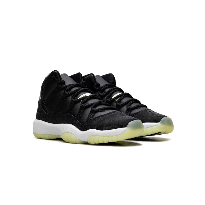JORDAN 11 RETRO BLACK BARELY VOLT (GS)
