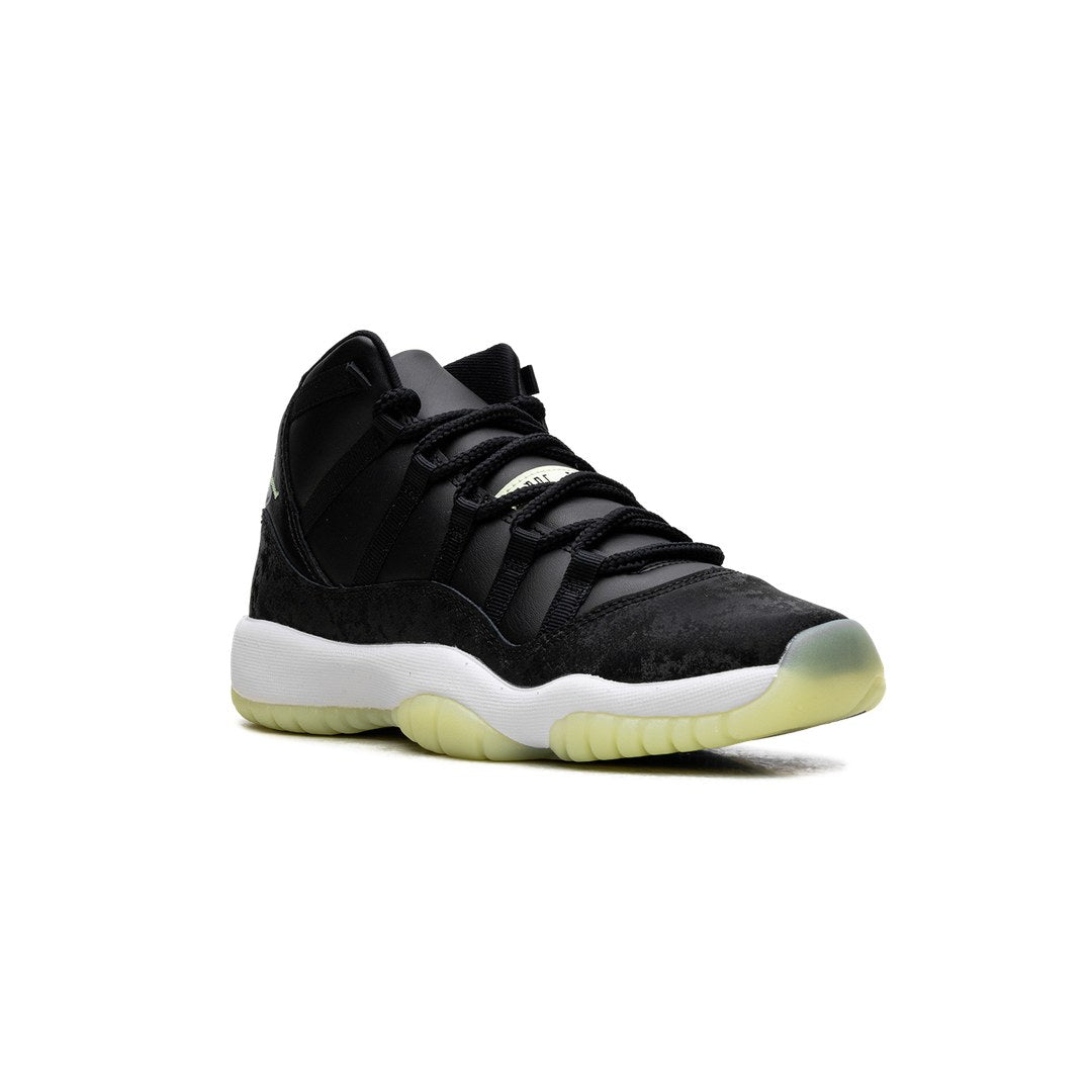 JORDAN 11 RETRO BLACK BARELY VOLT (GS)