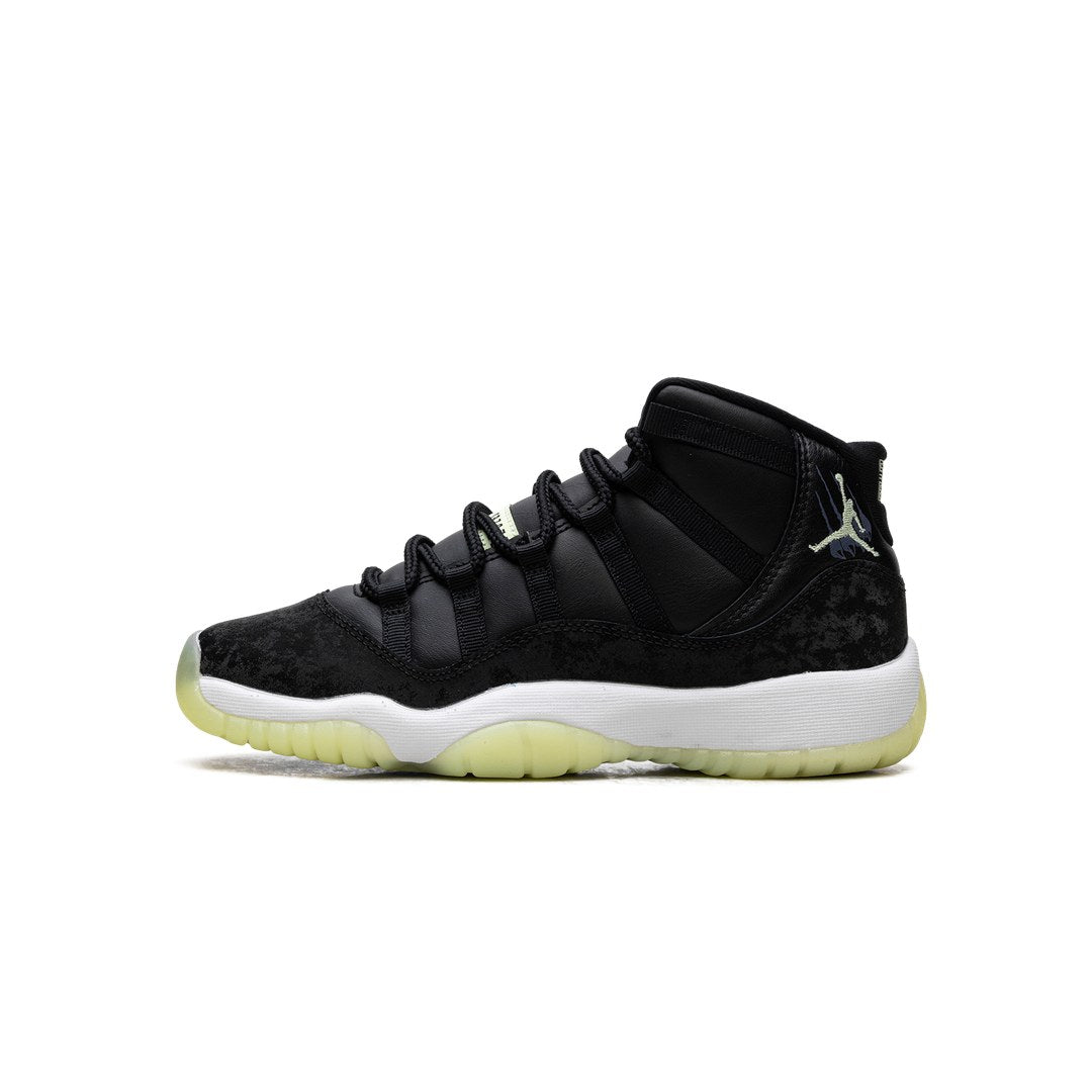 JORDAN 11 RETRO BLACK BARELY VOLT (GS)