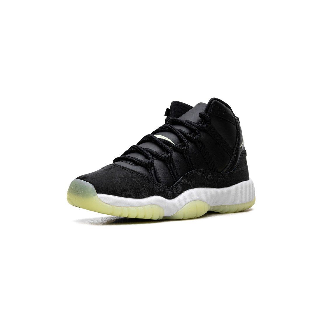 JORDAN 11 RETRO BLACK BARELY VOLT (GS)