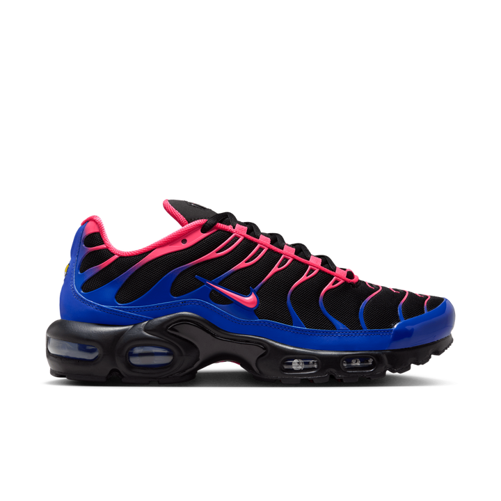 NIKE AIR MAX PLUS BLACK RACER BLUE HYPER PINK (WOMEN&