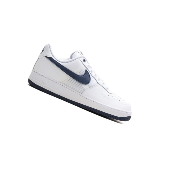 NIKE AIR FORCE 1 LOW SE NYLON SWOOSH WHITE BLACK
