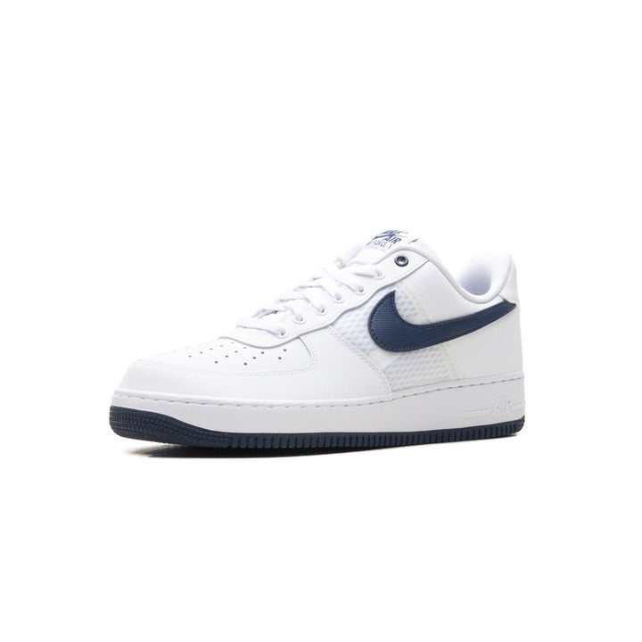 NIKE AIR FORCE 1 LOW SE NYLON SWOOSH WHITE BLACK