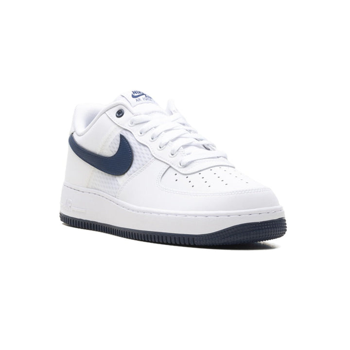 NIKE AIR FORCE 1 LOW SE NYLON SWOOSH WHITE BLACK