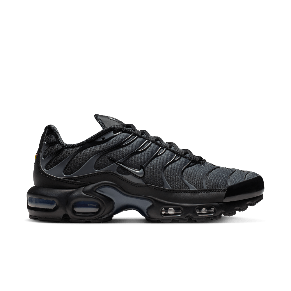 NIKE AIR MAX PLUS BLACK METALLIC SILVER (WOMEN&