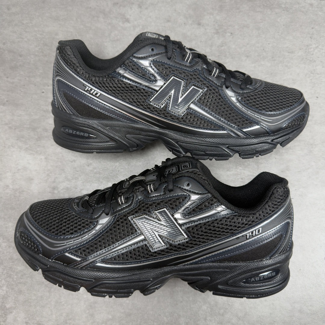 NEW BALANCE 740V2 BLACK GREY SILVER