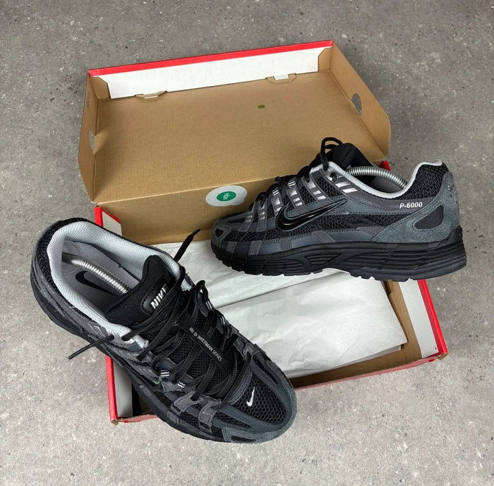 NIKE P-6000 SUEDE ‘ANTHRACITE METALLIC SILVER’