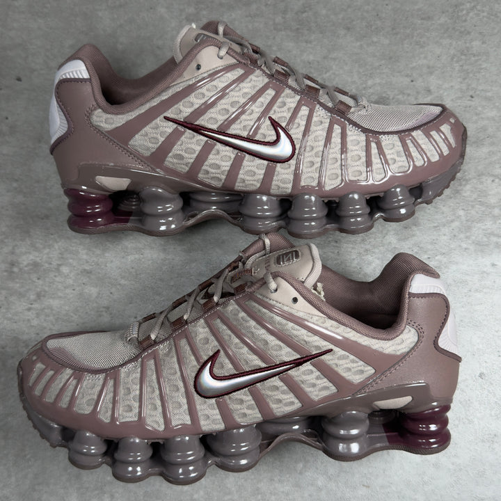 NIKE SHOX TL PUMICE NIGHT MAROON (WOMEN&