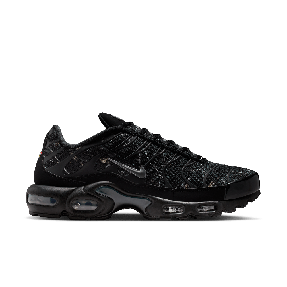 NIKE AIR MAX PLUS BLACK WOOD CAMO