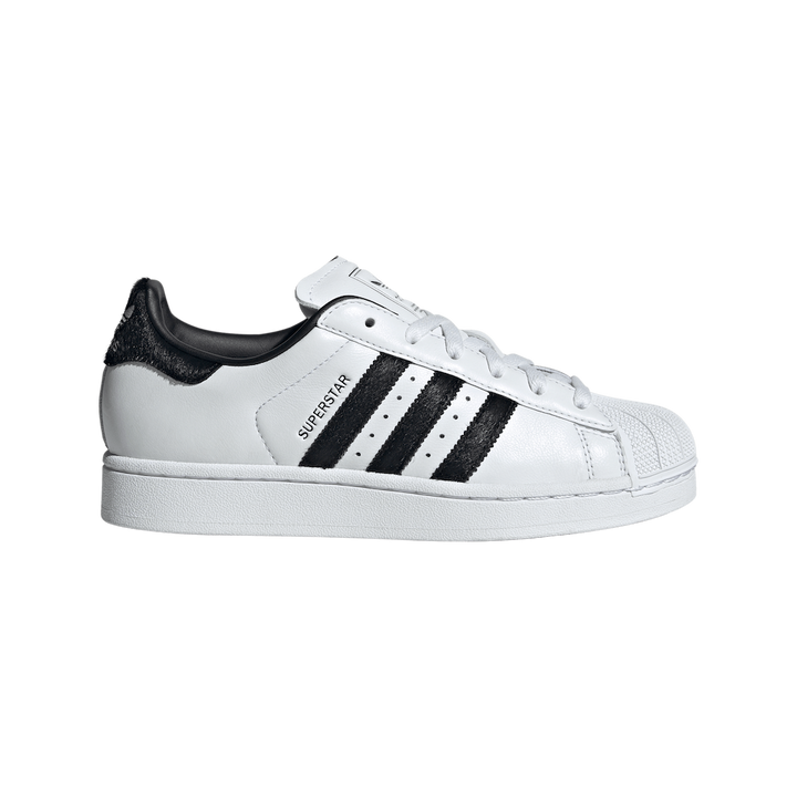 ADIDAS SUPERSTAR II WHITE BLACK PONY HAIR (WOMEN&