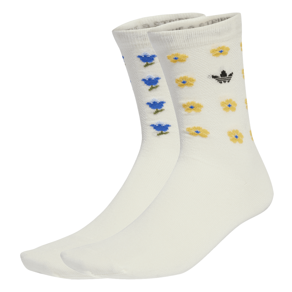 ADIDAS ADIDAS ORIGINALS X LIBERTY LONDON CREW SOCKS 2 PAIRS