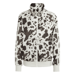 ADIDAS ORIGINALS SATIN COW PRINT TRACK TOP