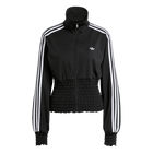 ADIDAS SMOCKED FIREBIRD TRACK TOP BLACK