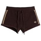 ADIDAS CROCHET SHORTS AURORA COFFEE MAGIC BEIGE