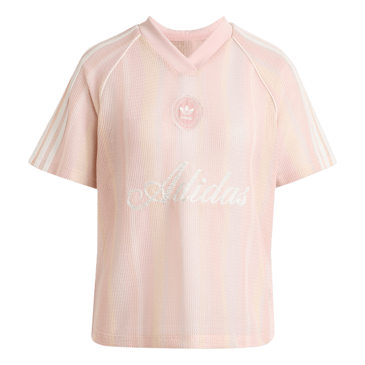 ADIDAS ORIGINALS SUMMER GLOW KNITTED OVERSIZED JERSEY PINK — Stock 