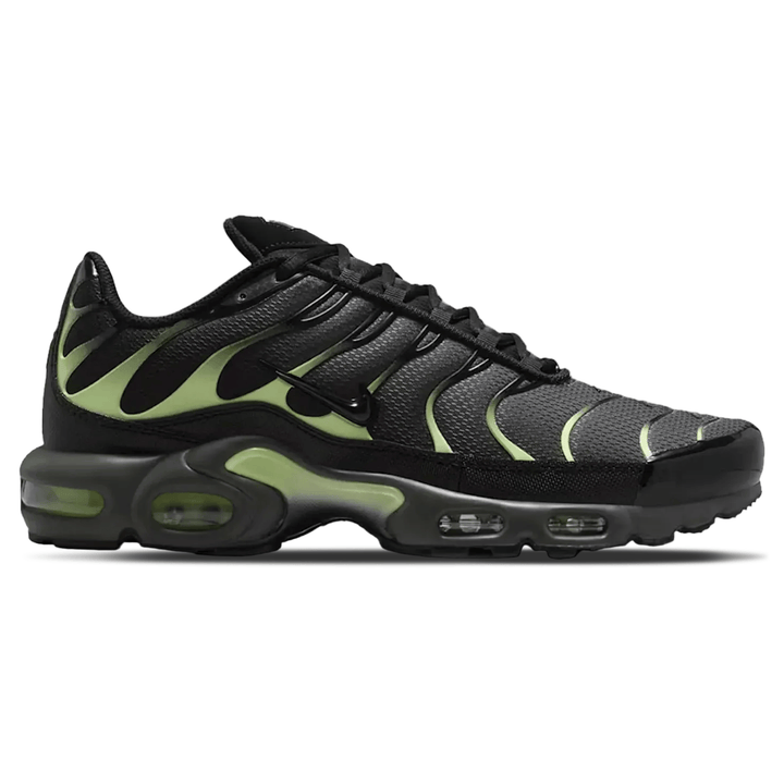 NIKE AIR MAX PLUS IRON GRAY LIGHT LIQUID LIME BLACK