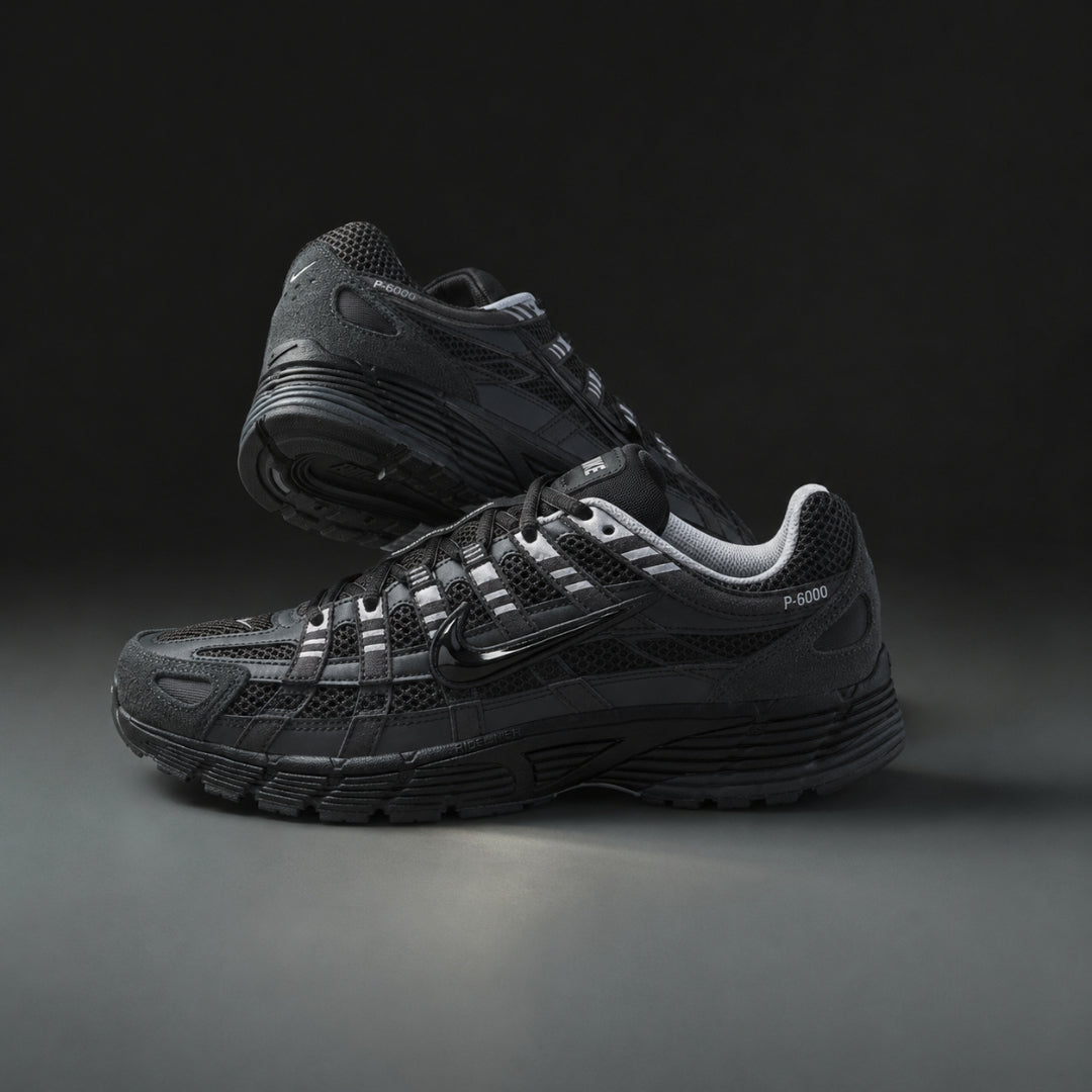 NIKE P-6000 SUEDE ‘ANTHRACITE METALLIC SILVER’