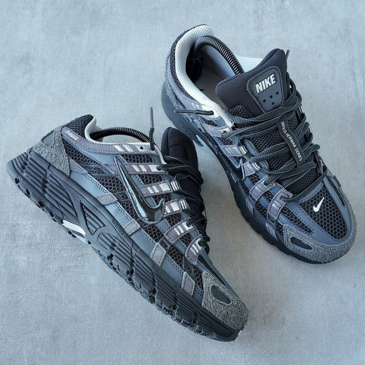 NIKE P-6000 SUEDE ‘ANTHRACITE METALLIC SILVER’