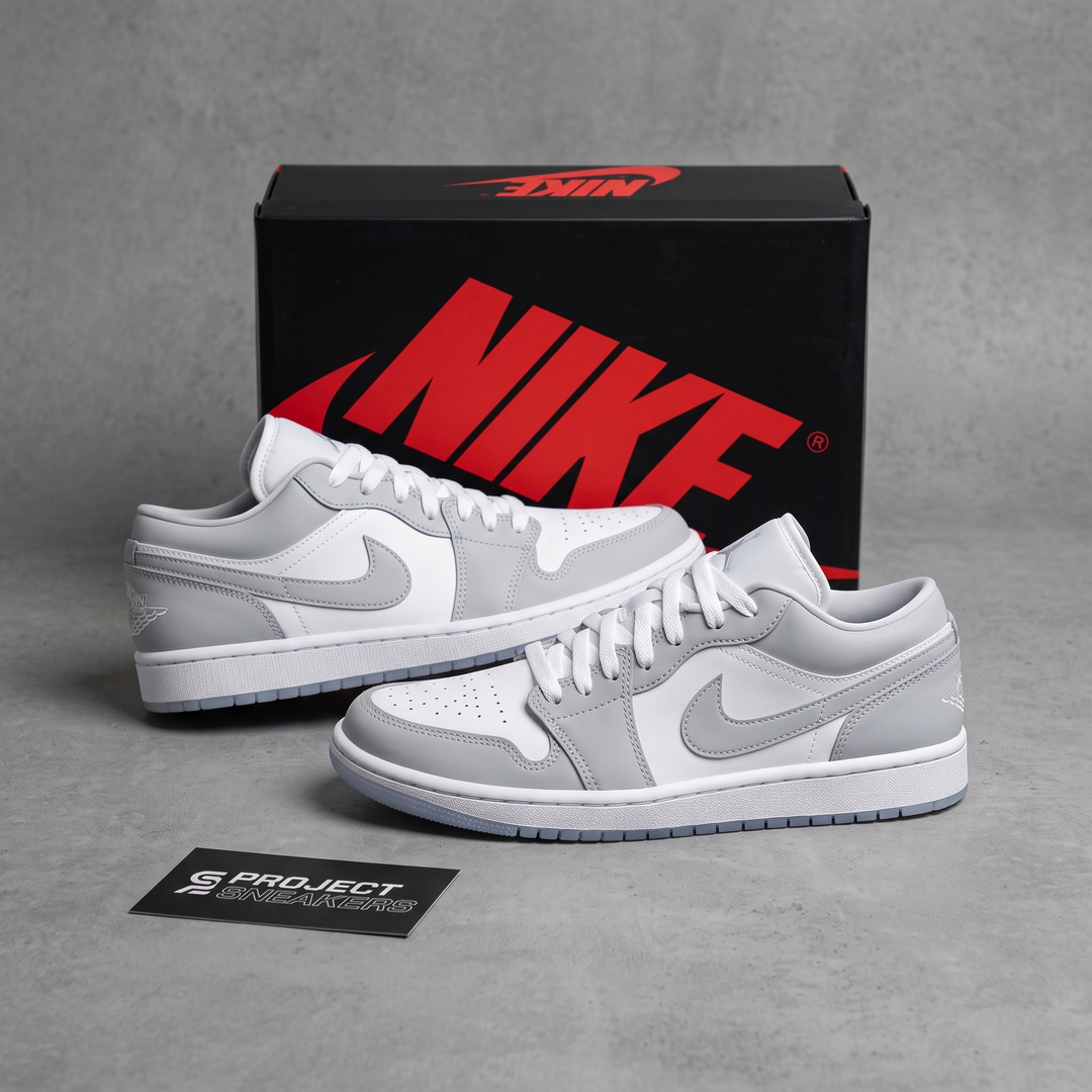 JORDAN 1 LOW WOLF GREY (WOMEN&