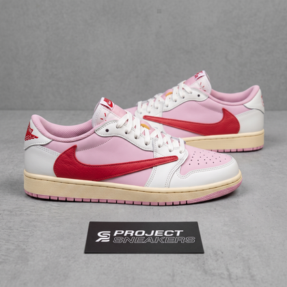 TRAVIS SCOTT X AIR JORDAN 1 RETRO LOW OG 'SAIL TROPICAL PINK'