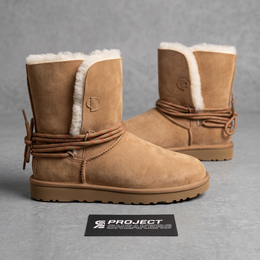 UGG BAILEY TIE BOOT CHESTNUT (WOMEN'S)