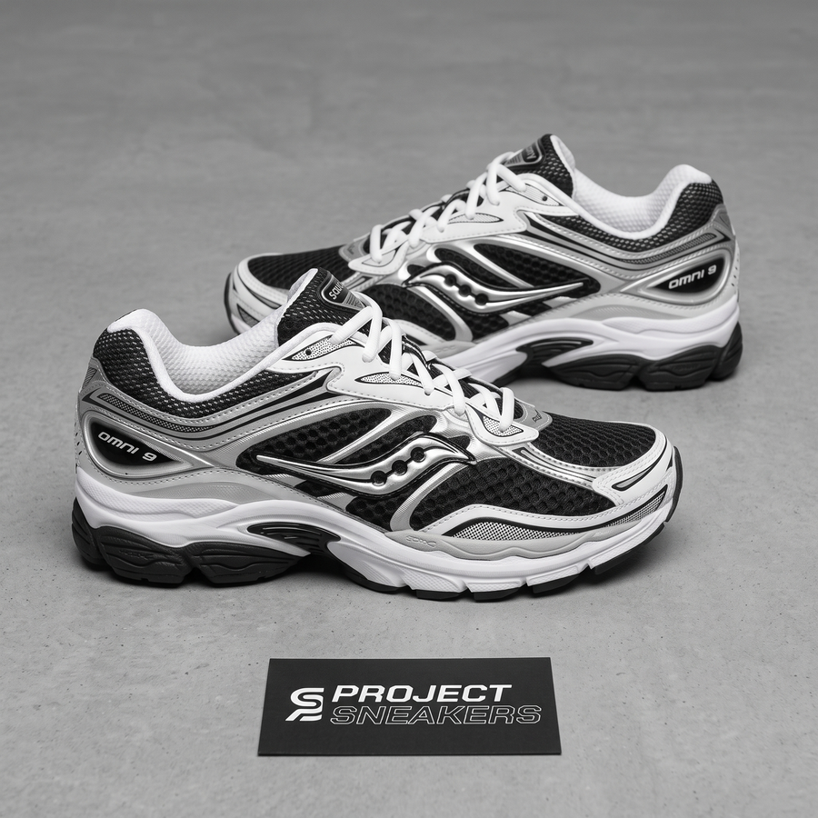 SAUCONY PROGRID OMNI 9 OG 'BLACK WHITE'