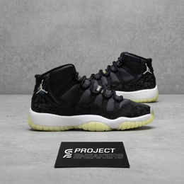 JORDAN 11 RETRO BLACK BARELY VOLT (GS)