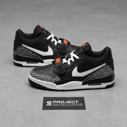 JORDAN LEGACY 312 LOW BLACK WHITE SAFETY ORANGE (GS)