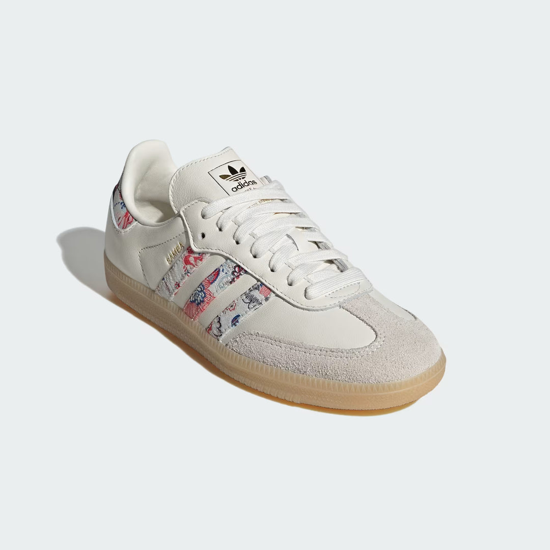 ADIDAS SAMBA OG LIBERTY LONDON TANA LAWN OFF WHITE WOMENS