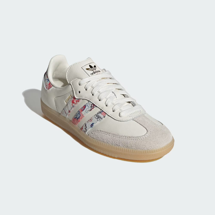 ADIDAS SAMBA OG LIBERTY LONDON TANA LAWN OFF WHITE WOMENS