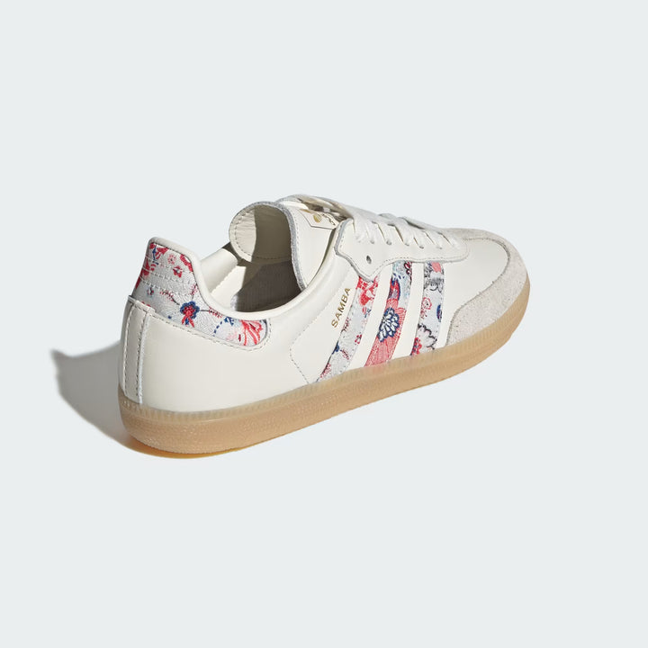 ADIDAS SAMBA OG LIBERTY LONDON TANA LAWN OFF WHITE WOMENS