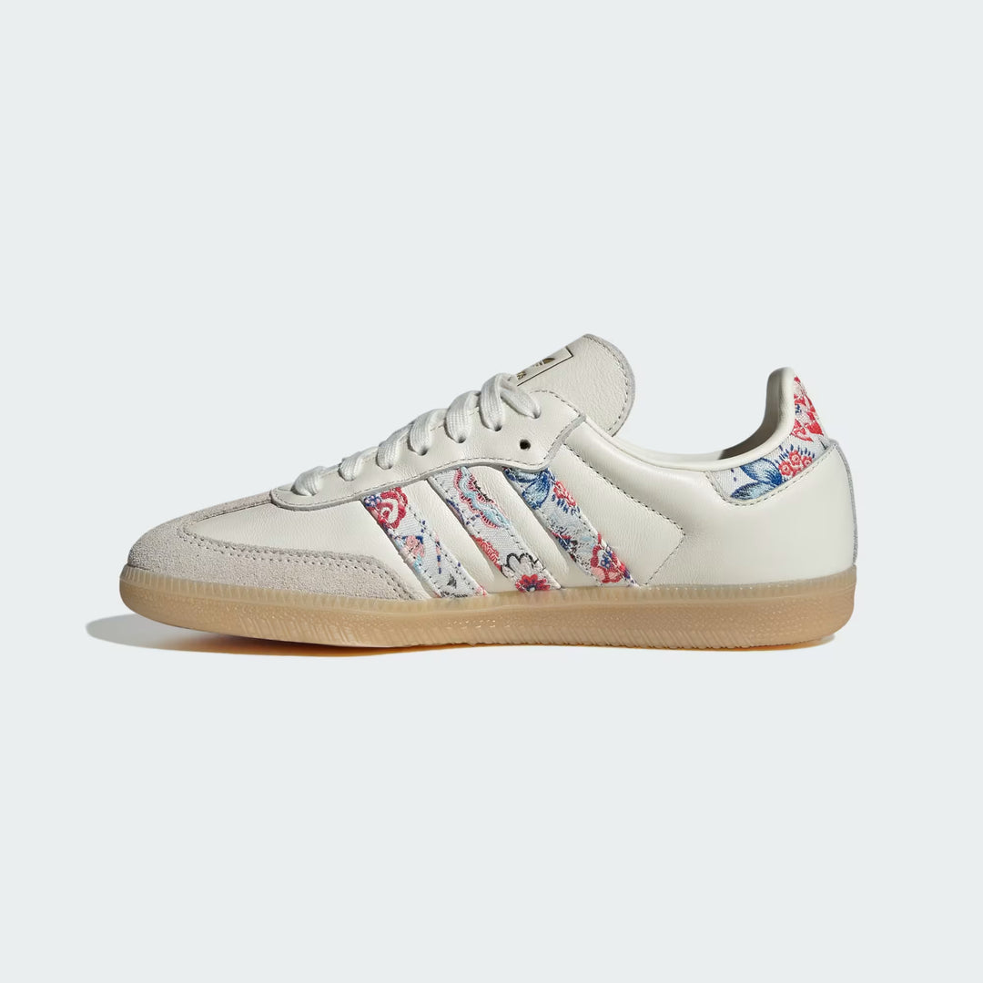 ADIDAS SAMBA OG LIBERTY LONDON TANA LAWN OFF WHITE WOMENS